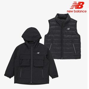 [뉴발란스] 키즈 바람막이+신슐베스트 2in1 세트 NK9QF1107U-19