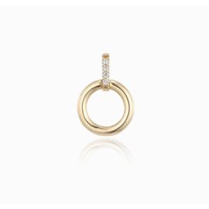[로이드] 주문제작 모던브리티쉬 베이직라운드 14k 펜던트 LPP22065G