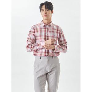 [라이프로그]버튼다운 체크 셔츠 MCWSO303_RE