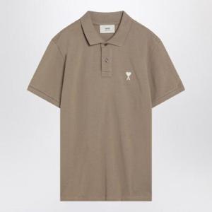 AMI PARIS Beige Ami De Coeur Polo HPL060760/Q_AMI-375