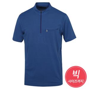 남성 여름 경량 냉감스판 등산티 카라티셔츠 DH5-MOH-323-3-블루