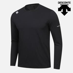 [데상트]데상트 러닝 에센셜 드라이 긴팔티셔츠 SP123RTL21BLK0