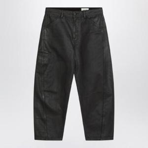 LEMAIRE Shiny brown denim pants PA1102LD1030/Q_LEMAI-BR490