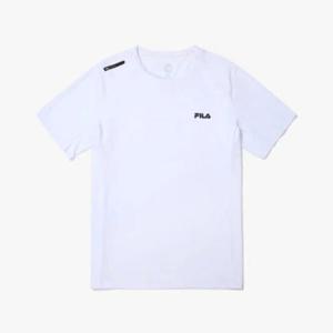 M 휠라반팔티 KQC FS2RSG2209M-WHI 스트레치 절개 그래픽 반팔티