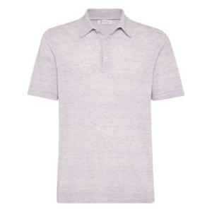 BRUNELLO CUCINELLI 린넨 코튼 폴로 셔츠 1895693