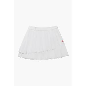 [르꼬끄골프] 여성 언발란스 잔플리츠 스커트 (GQ222LSK41)