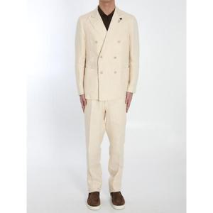 LARDINI Two-piece linen suit ES425AE120