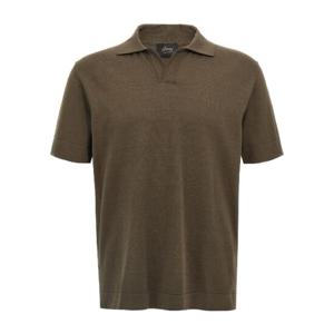 BRIONI V넥 폴로셔츠 UMKC0LPBK022000