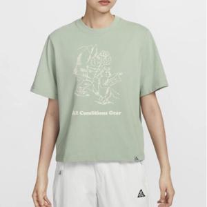 나이키반팔티 SQJ FV7326-370 나이키 ACG 루즈 그래픽 티 여성