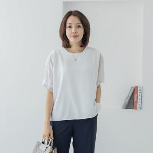 엄마옷 마담4060 리아소매블라우스 중년여성옷 -ZBL2504076-