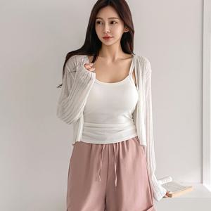 [부루앤쥬디] 베이직캡끈나시 ORFTK503B