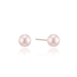 [GB] 스와진주 8mm 펄핑크 14K GOLD 귀걸이 LPFP4003G