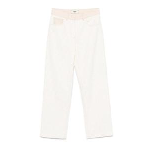 펜디 스트레이트 팬츠 FLP855AT21F08QQ Cream