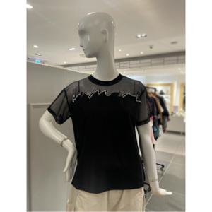 르니앤맥코이 시스루 진주큐빅 티셔츠 (MM06TS405HJY)
