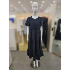[플라스틱아일랜드]배색 크로셰 원피스 PQ2WO486
