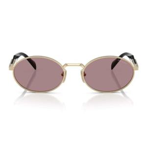 여성 Prada Eyewear 타원형 프레임 선글라스 ZVN20I