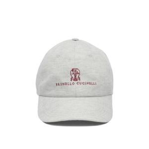 BRUNELLO CUCINELLI 브루넬로 쿠치넬리 그레이 볼 캡 2000709