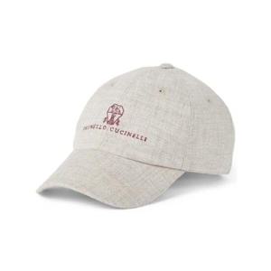 BRUNELLO CUCINELLI 브루넬로 쿠치넬리 베이지 볼 캡 2000716