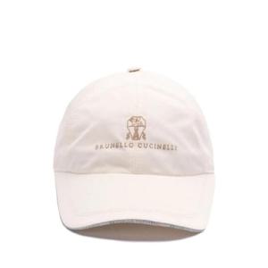 BRUNELLO CUCINELLI 브루넬로 쿠치넬리 화이트 볼 캡 2004543