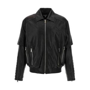 발망 가죽 자켓 EH1TF936LC620PA Black
