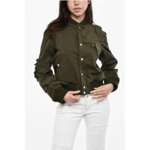 디스퀘어드2 봄버 자켓 S72AM1047 D35013 695 Military Green