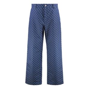 구찌 스트레이트 팬츠 814727ZAR26 4069 blue