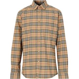 버버리 셔츠 8020966 A7028 BEIGE CHECK