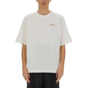 오프화이트 반팔 티셔츠 OMAA120 S25JER00D0122 WHITE