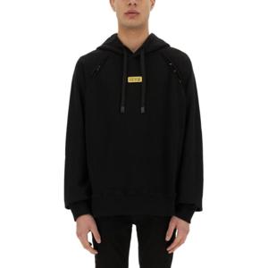 베르사체 후드 티셔츠 78GAI314 F0010899 BLACK