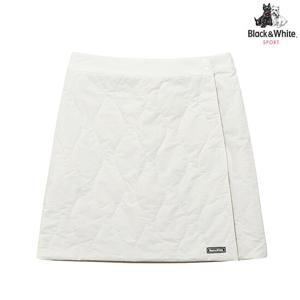 [블랙앤화이트] 22FW여성 리버시블 랩 스커트 4002LXSN_WHITE