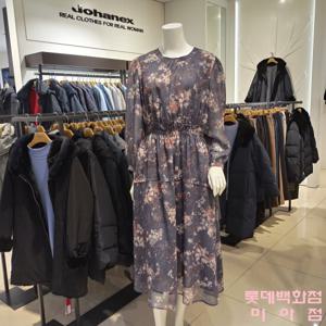 [요하넥스]플라워나염쉬폰원피스 J3A3D01