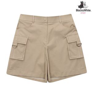 [블랙앤화이트] 여름 카고 A라인 반바지 4부 5703LZWC_BEIGE