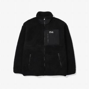 [FILA] TAG가99,000원 우븐 포켓 플리스 자켓(FE2JKE6105X_BLK)