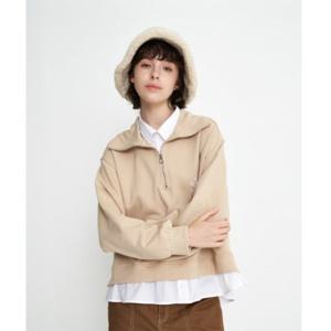 [쥬시쥬디]셔츠배색반오픈맨투맨 JWTS721A
