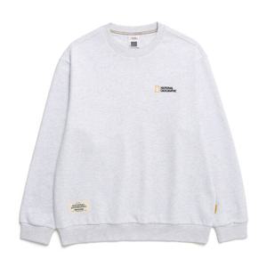 내셔널지오그래픽 N241USW910 베이직 스몰 로고 맨투맨 M IVORY