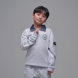 [내셔널지오그래픽키즈] K241USW940 반집업 맨투맨 WHITEMELANGE