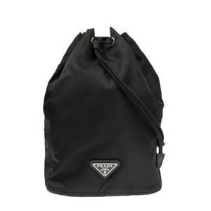 [관세포함] 프라다 삼각로고 버킷 파우치 1NA369 2BQP (블랙) PD350