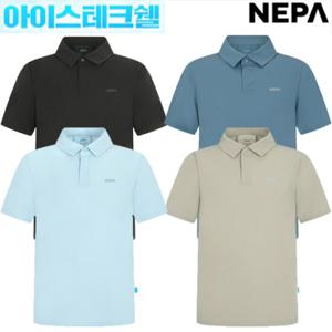 [네파][카라 폴로티셔츠](7J35202)_남성 여름 아이스 테크쉘 반팔 카라 폴로티셔츠