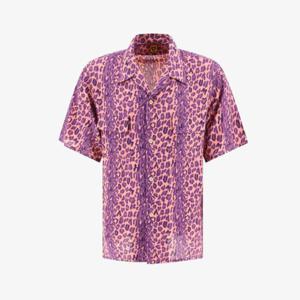 휴먼메이드 레오파드 알로하 셔츠 퍼플 남성 HM27SH021 PURPLE