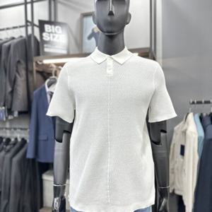 [바쏘옴므]사선 골지 피셔맨 니트 WSY2WT28