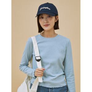[폴햄]여성 립 크롭 긴팔 티셔츠 PHE3TR2400