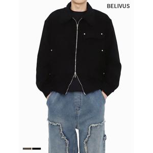 [빌리버스] 남성 코듀로이 자켓 투웨이 카라 간절기 아우터 BVC002