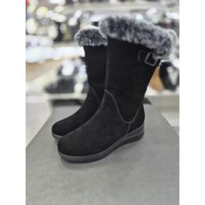 무크 세이브존05 여성 원버클 투톤퍼 하프 부츠 5cm 516422701