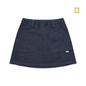 내셔널지오그래픽키즈  (K251GSK210) 진청 어드벤처 스커트 청치마