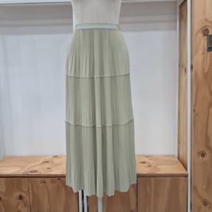 [레코브]이단주름스커트SB31E3SK517XLG