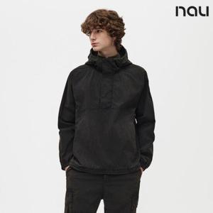 나우  (1NUJKF4907_BK) U스노우워싱후드아노락 BLACK