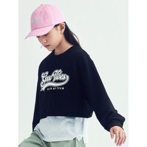[탑텐키즈]MKF2TR2201 여아 라이트테리 레이어드 스웨트셔츠