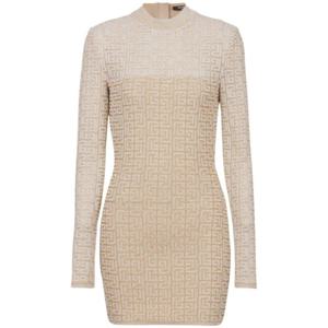 발망 미디 원피스 DF2R8029 KH69 GFM BEIGE BROWN