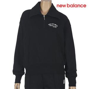 [뉴발란스] 여성용 티셔츠 /B27- NBNCECW202 19 / 우먼스 소프트 반집업 맨투맨 (SEMI-OVER FIT)