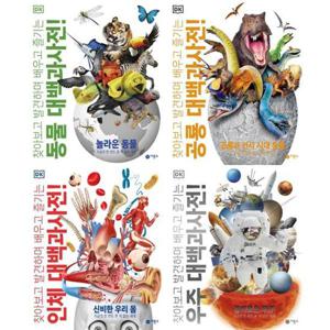 [비룡소] DK 대백과사전 세트 (전4권) 동물+공룡+인체+우주